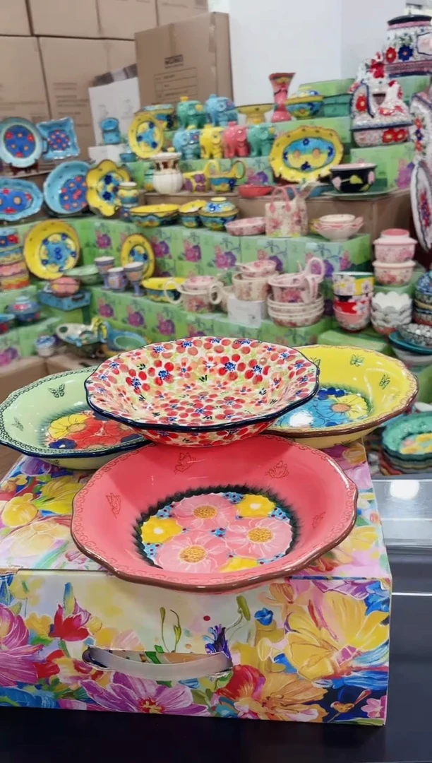 瓷草帽四个（粉黛+樱花+莫妮+黄）