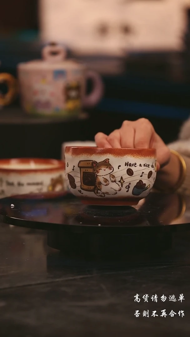 陶瓷景德镇可爱设计师款陶瓷