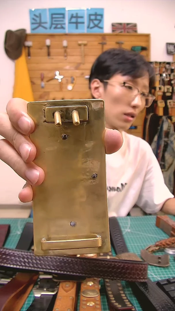 双针捶打纹 大龙板扣