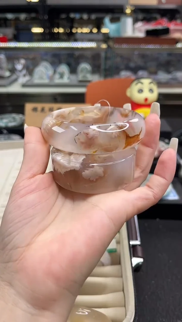 未镶嵌手镯石英质玉62圈口 （赠品镯心）3976624
