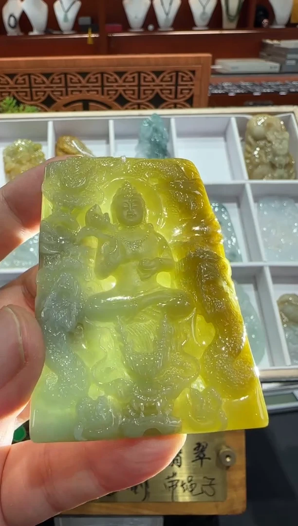 未镶嵌挂件翡翠A货翡翠多样性孤品