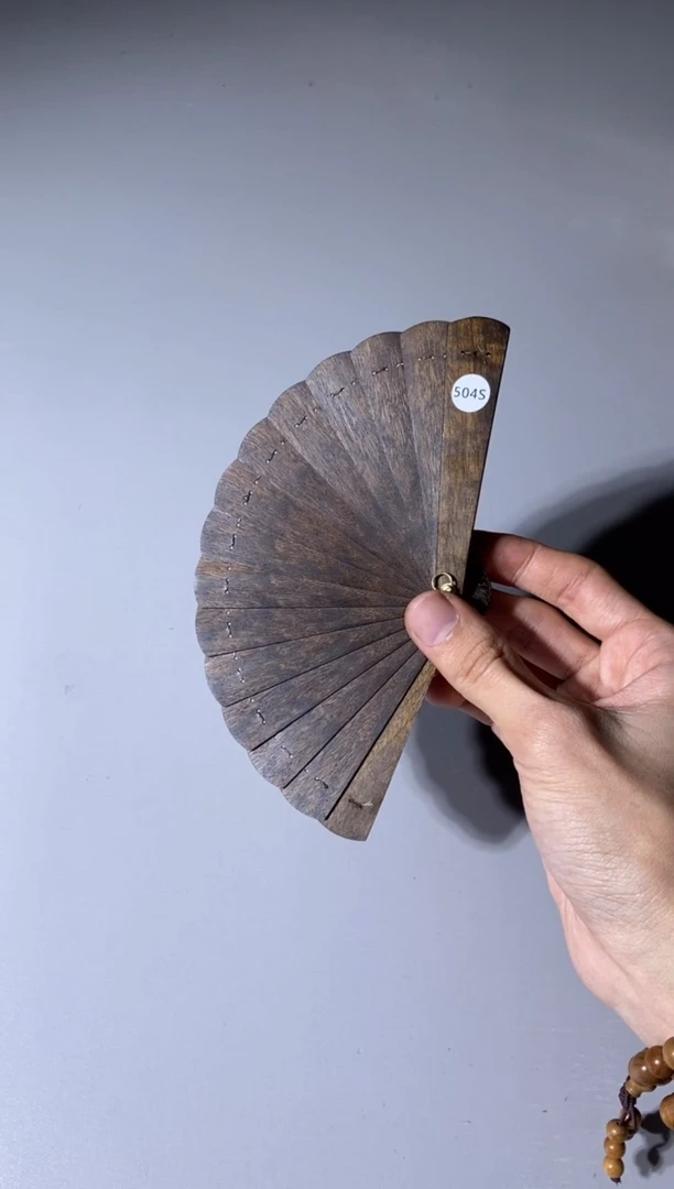【闪购商品】金丝楠504号10cm金丝楠迷你扇