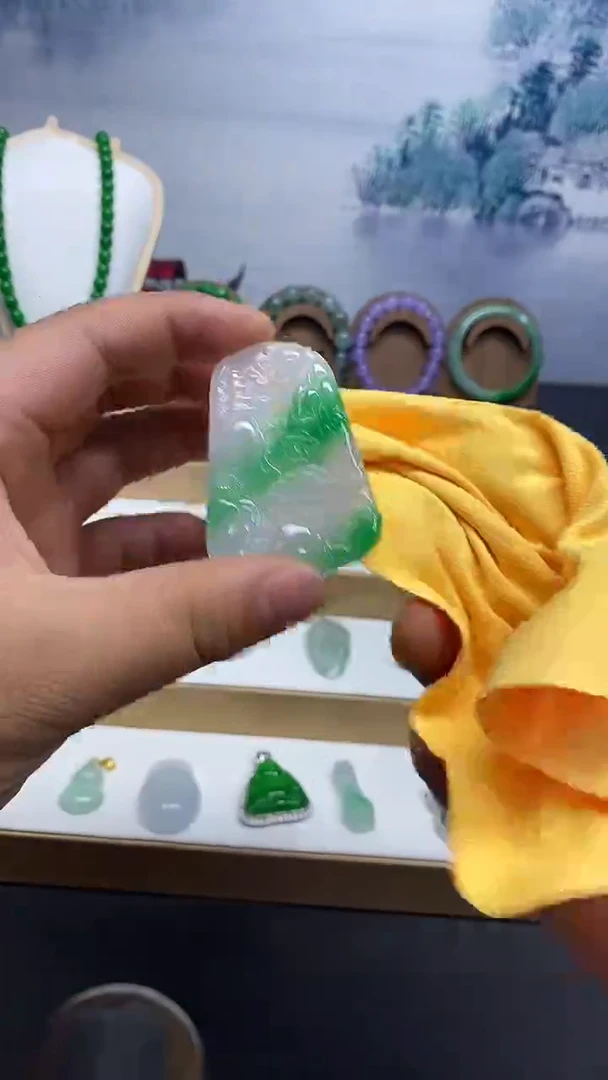 翡翠挂件未镶嵌一物一证所见即所得