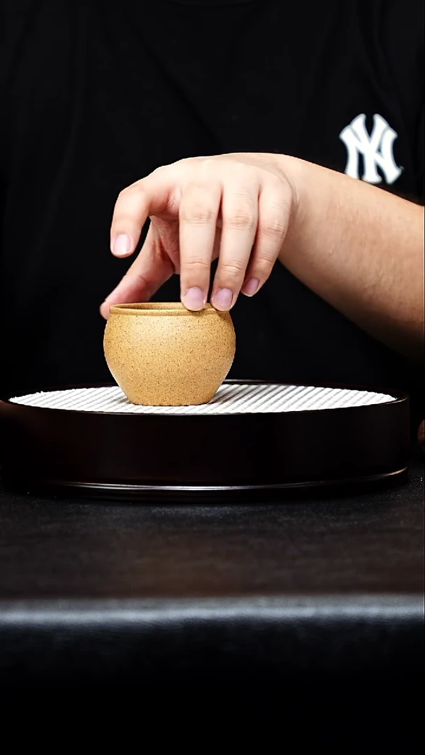 茶杯紫砂杯 黄金段