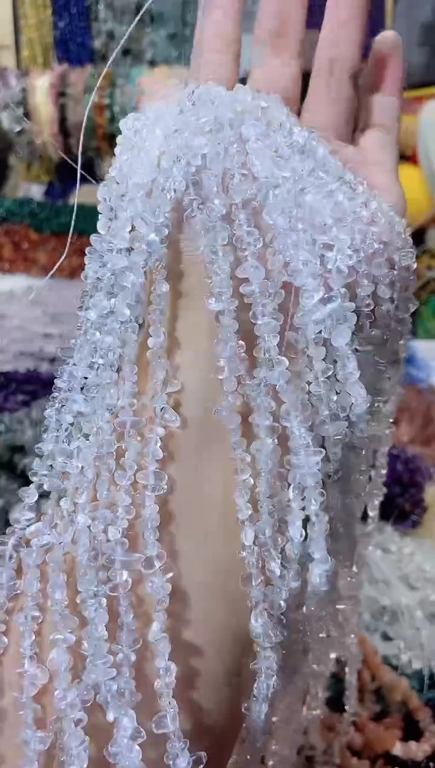 未镶嵌珠宝半成品水晶小白水晶