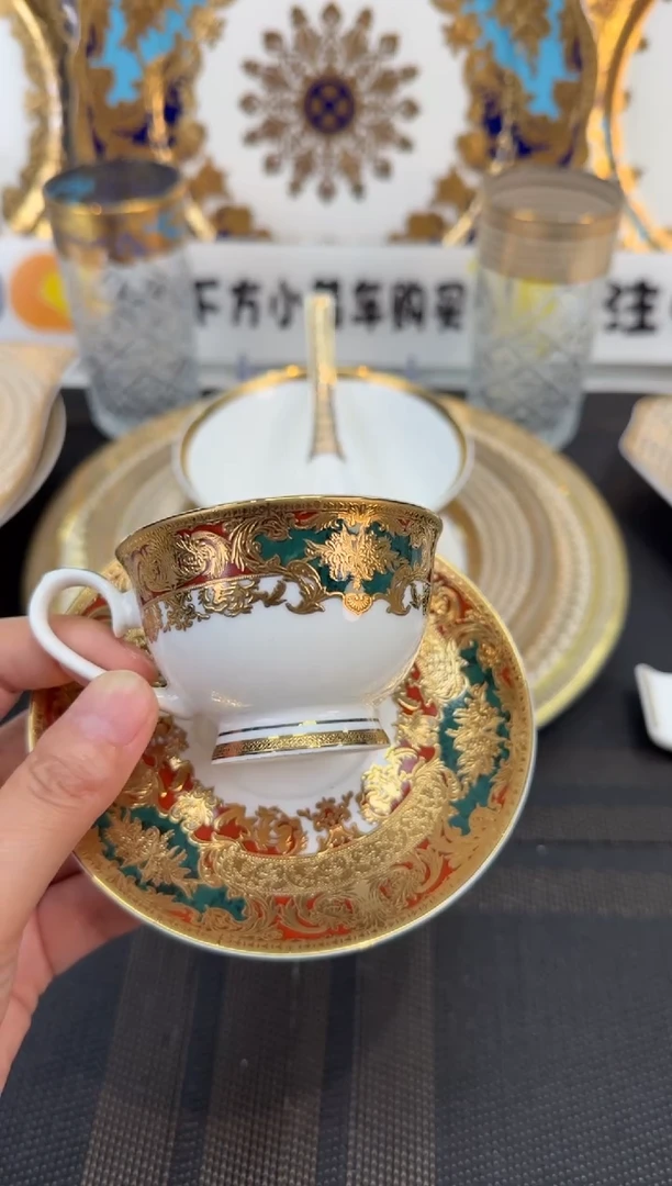 瓷片90毫升杯碟 福利款 2套