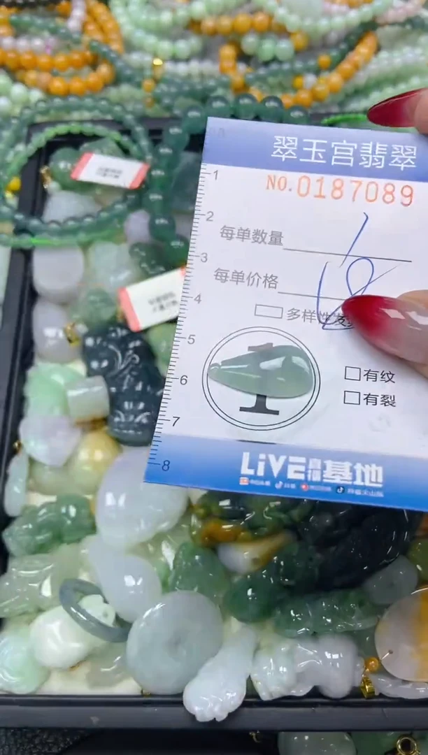 翡翠未镶嵌颈饰闪购0187089