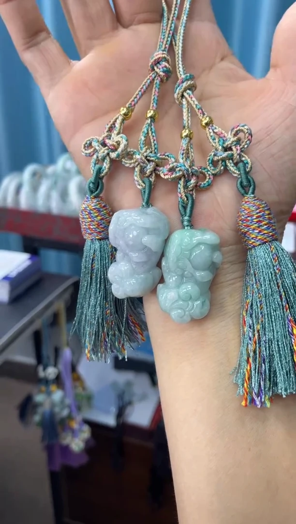 翡翠未镶嵌吊坠(不含链)貔貅多样性发其一