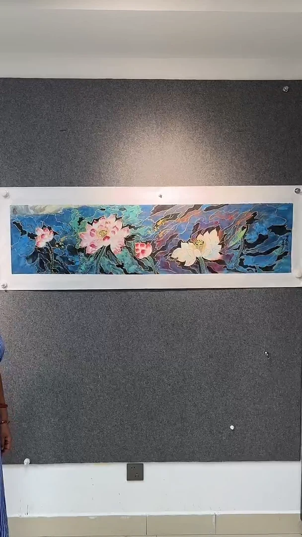 国画段益雄老师四尺对开