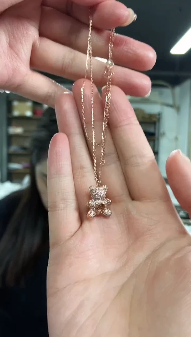 【闪购商品】锆石项链银S925镶嵌多样性发其一颜色微差