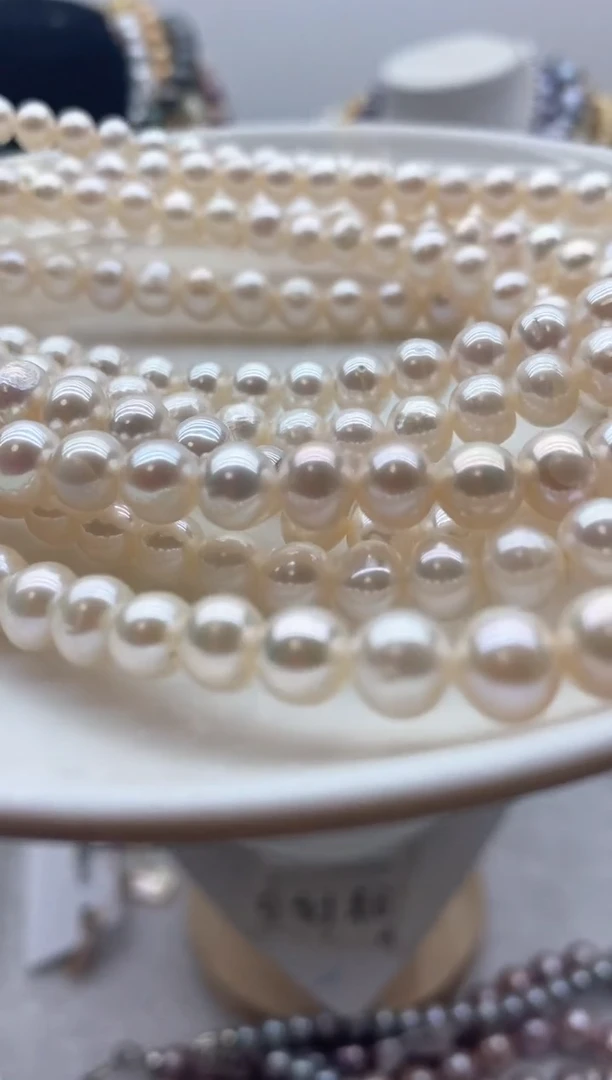 【闪购商品】淡水珍珠颈饰钛钢115