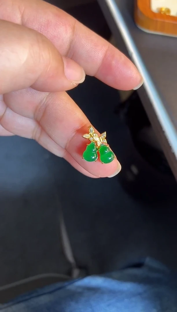 吊坠(不含链)银S925镶嵌翡翠1