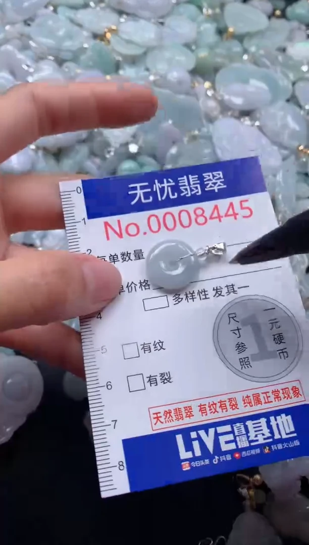 颈饰未镶嵌翡翠8445