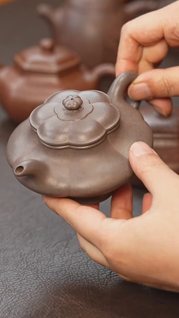 茶壶紫砂C* 原矿高端紫砂筋纹