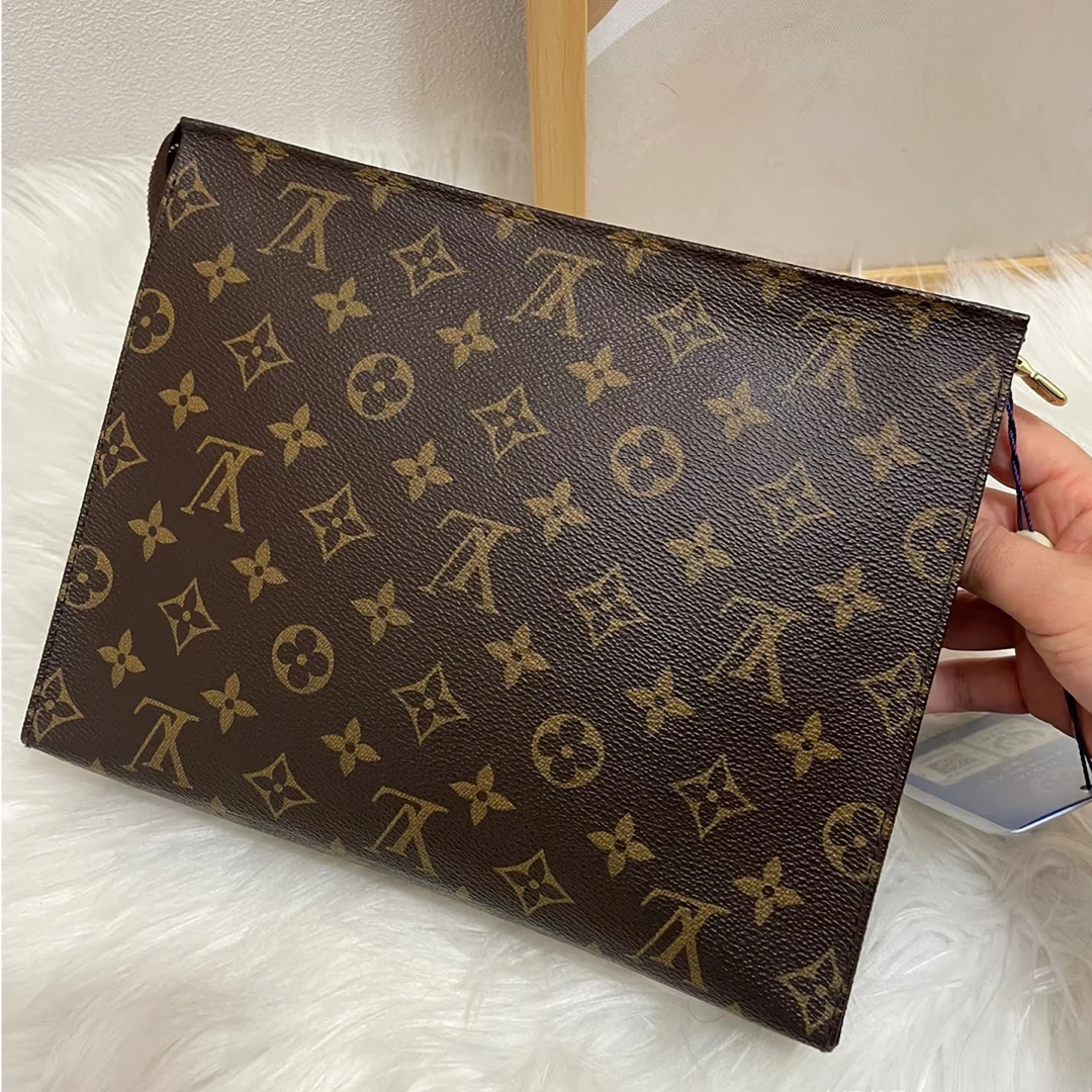 95新 LouisVuitton/路易威登 蔚蓝/经典老花洗漱 26