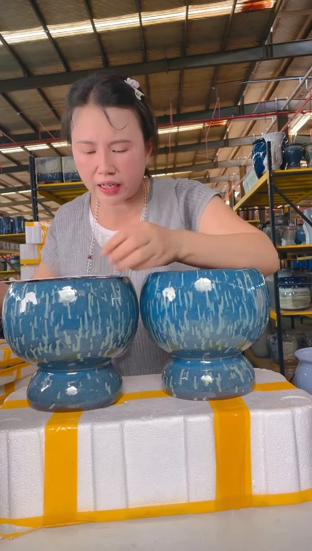 宜兴紫砂粗陶花盆18/20