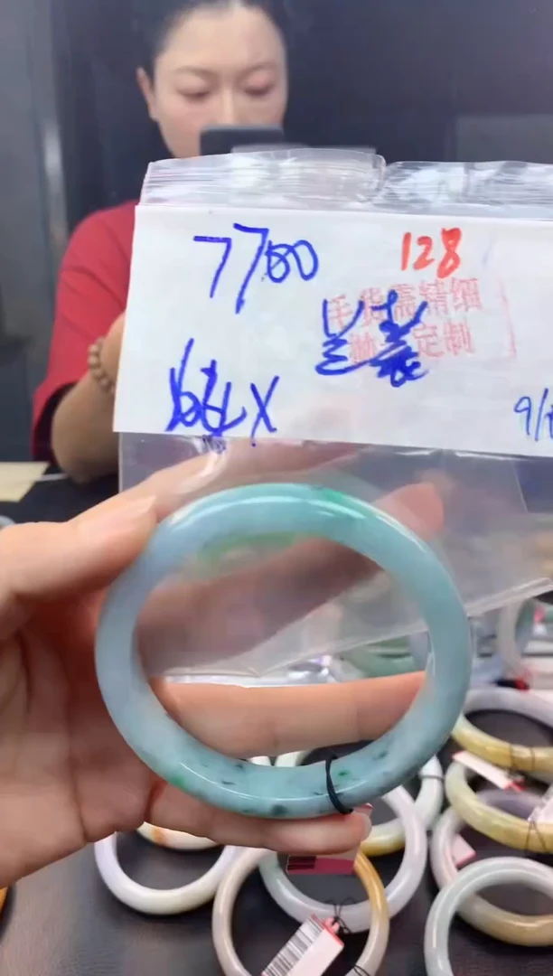 未镶嵌定制翡翠兰***欣128毛货需精细抛光+多样性发1件+7700元定