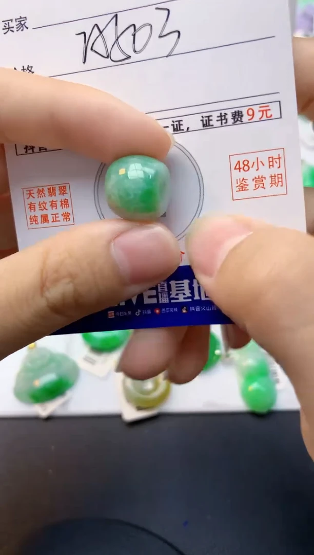 颈饰未镶嵌翡翠天然缅甸A货翡翠百元以上9元证书费自理