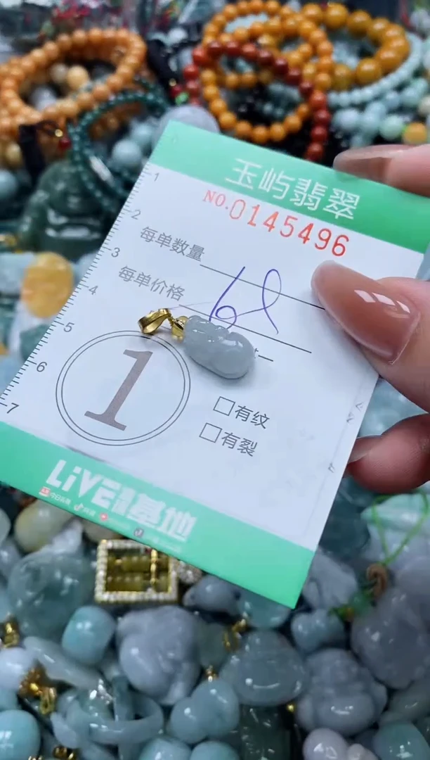 翡翠未镶嵌颈饰闪购0145496多样性发其一