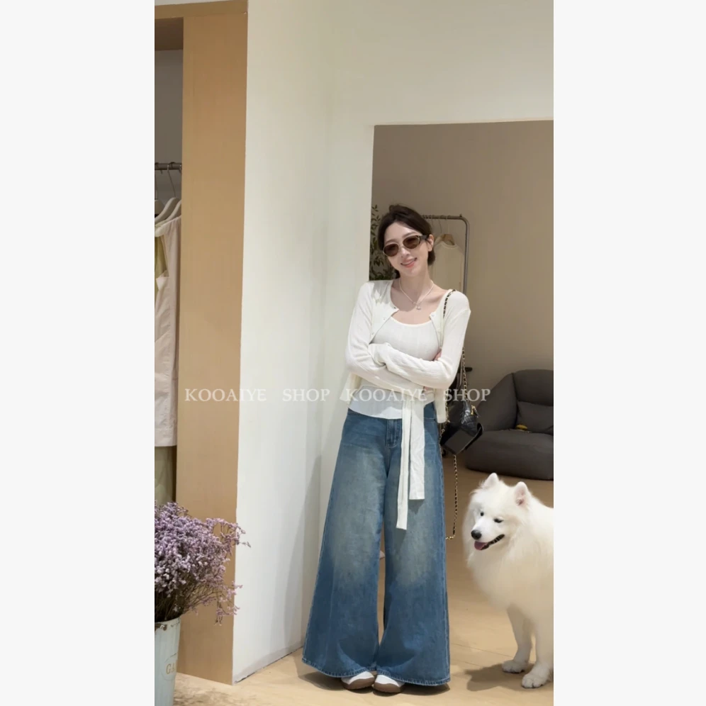 【浪漫邂逅】早秋新款不规则设计感吊带开衫两件套（摩擦多了起球）