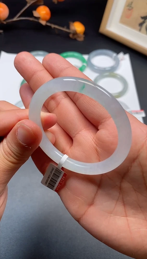 【闪购商品】翡翠手镯未镶嵌22号53.5*7.7*7.7圆条