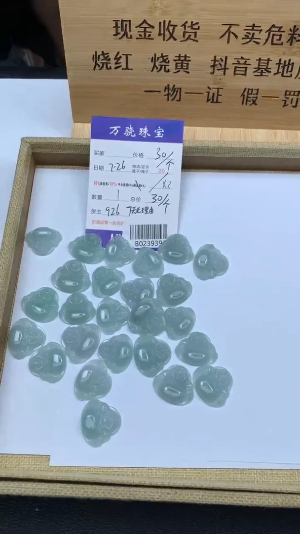 翡翠未镶嵌颈饰多样性发其一 B017026