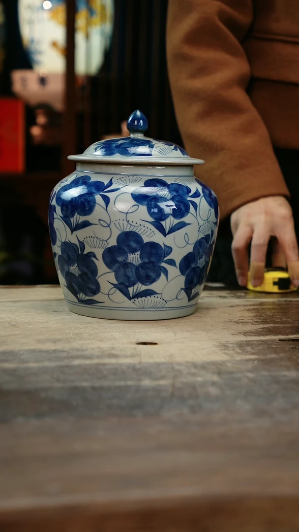 【闪购商品】瓷片景德镇纯手工釉下彩精品花瓶