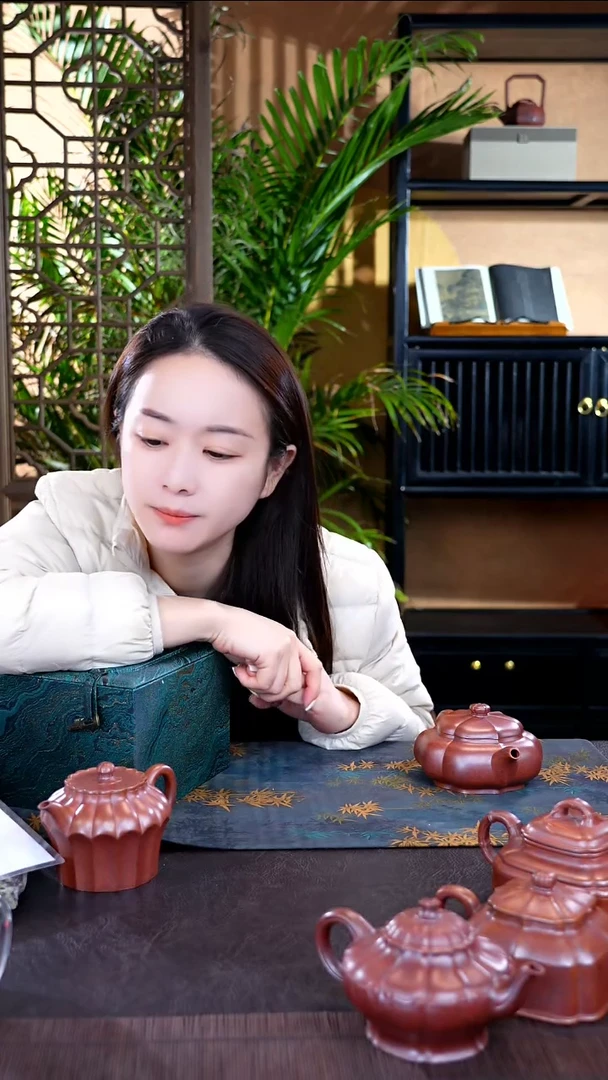 紫砂茶壶27紫砂壶天星泥送杯子