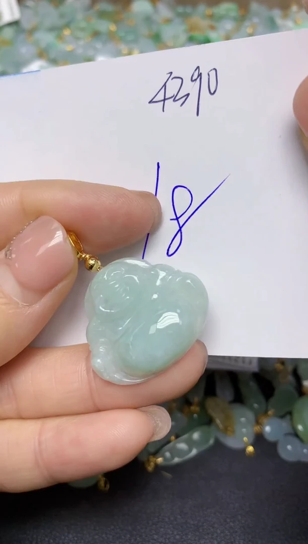 【闪购商品】翡翠挂件合金 天然翡翠A货