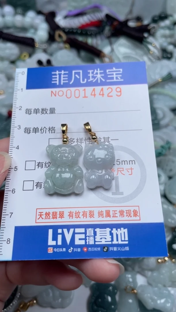 颈饰未镶嵌翡翠14429