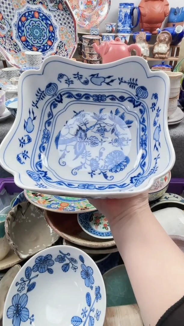 散瓷捷克蓝洋葱默认微瑕