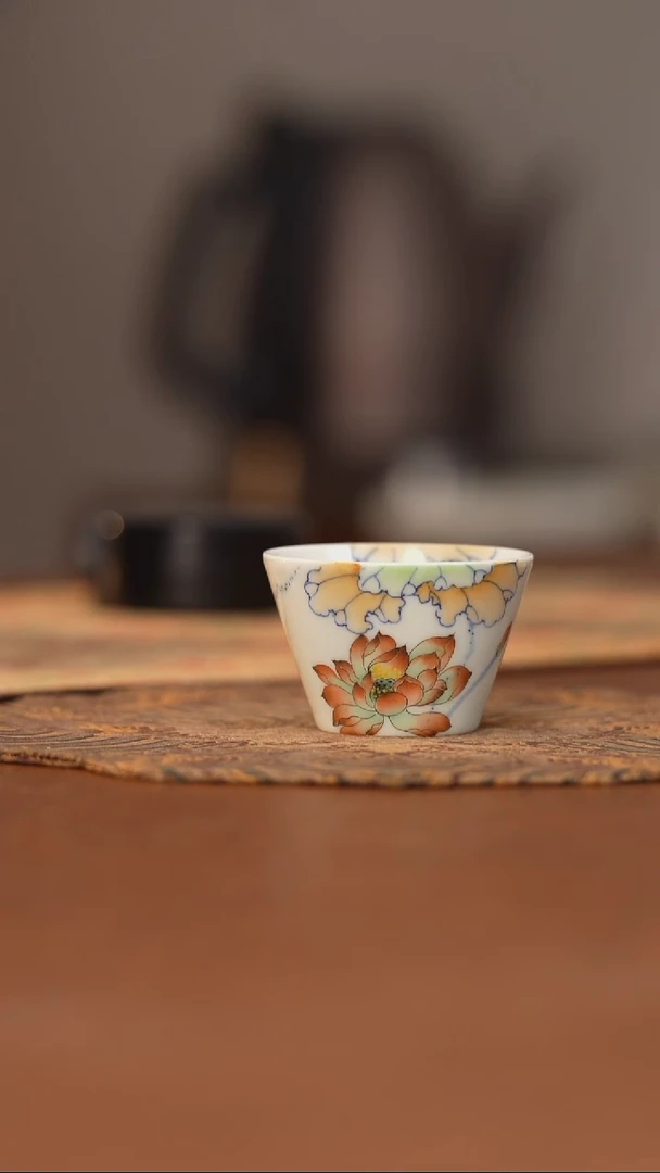 杯晴山素华青花晴山素华青花