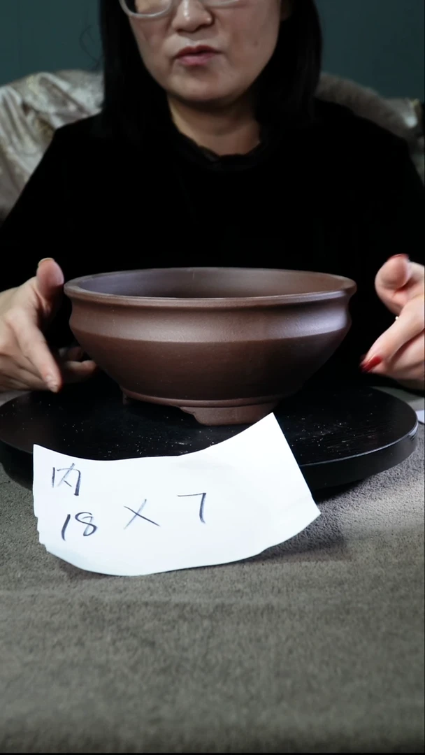宜兴紫砂花盆小花盆