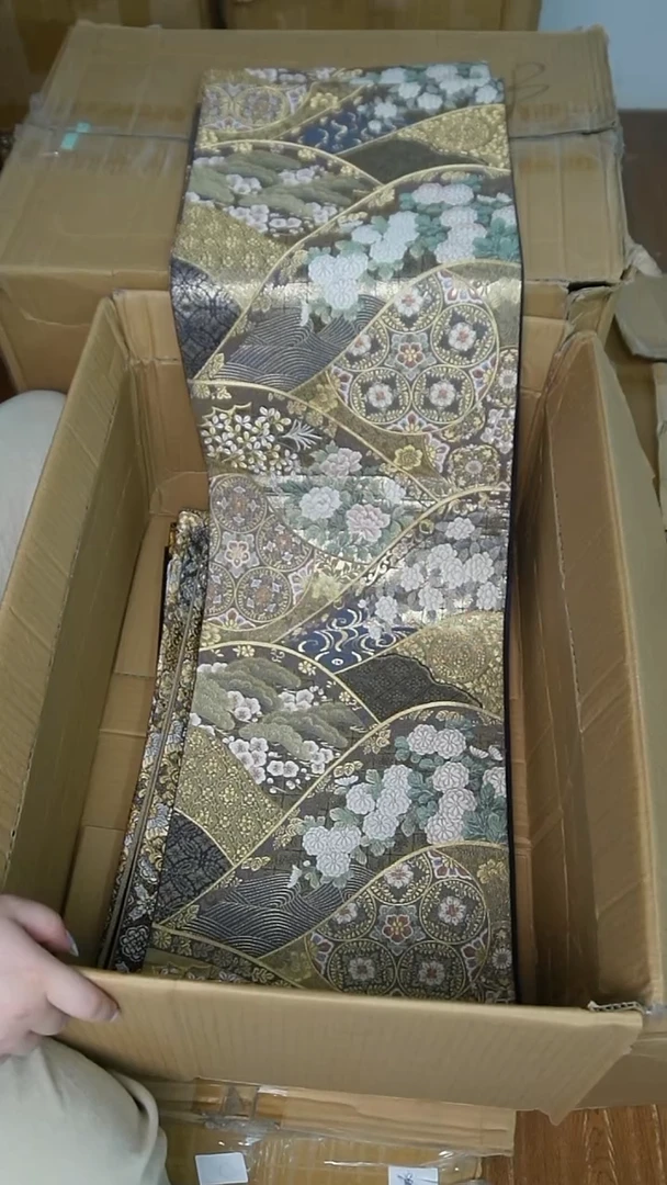 织绣39流水纹宝相花卉