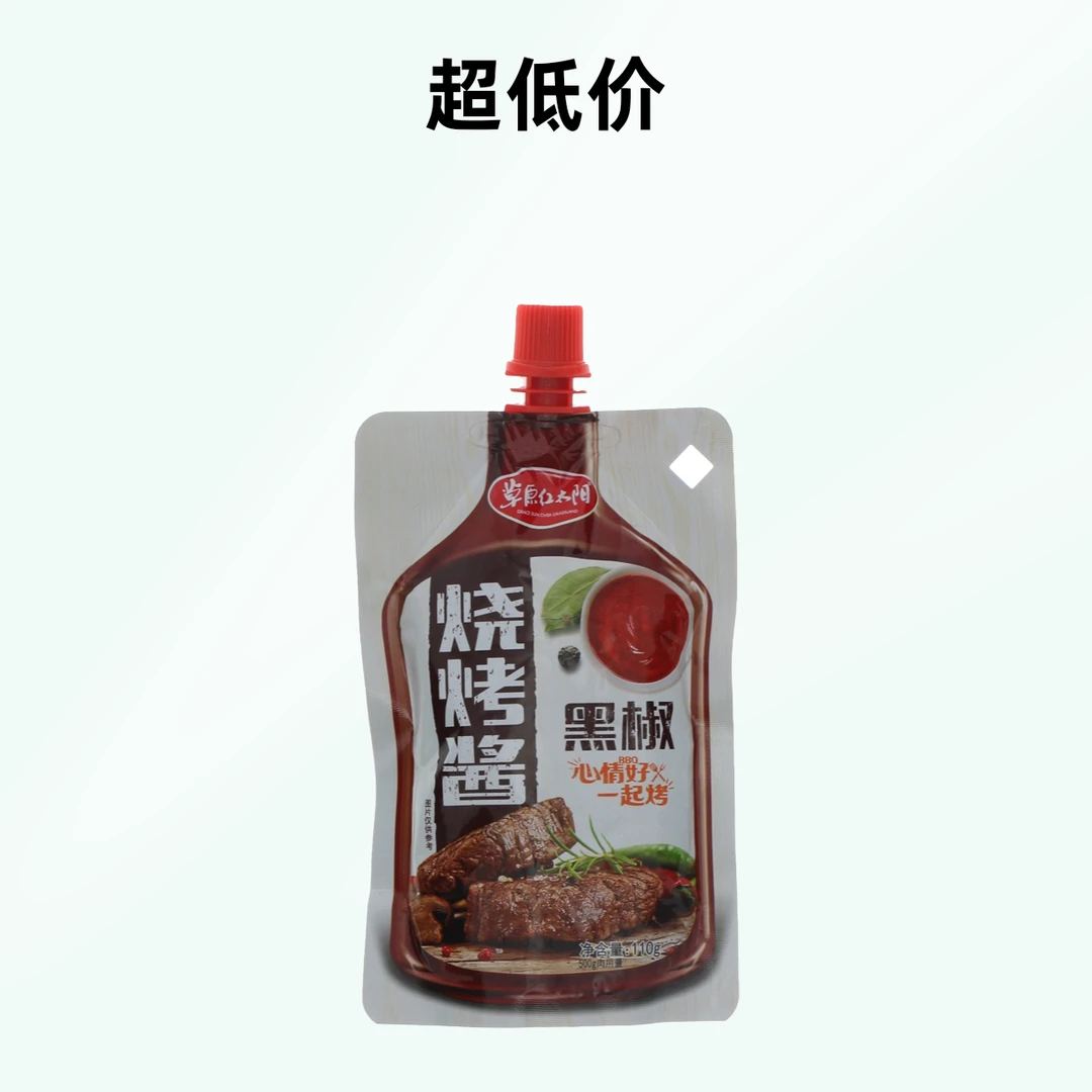 草原红太阳烧烤酱黑椒味 110g