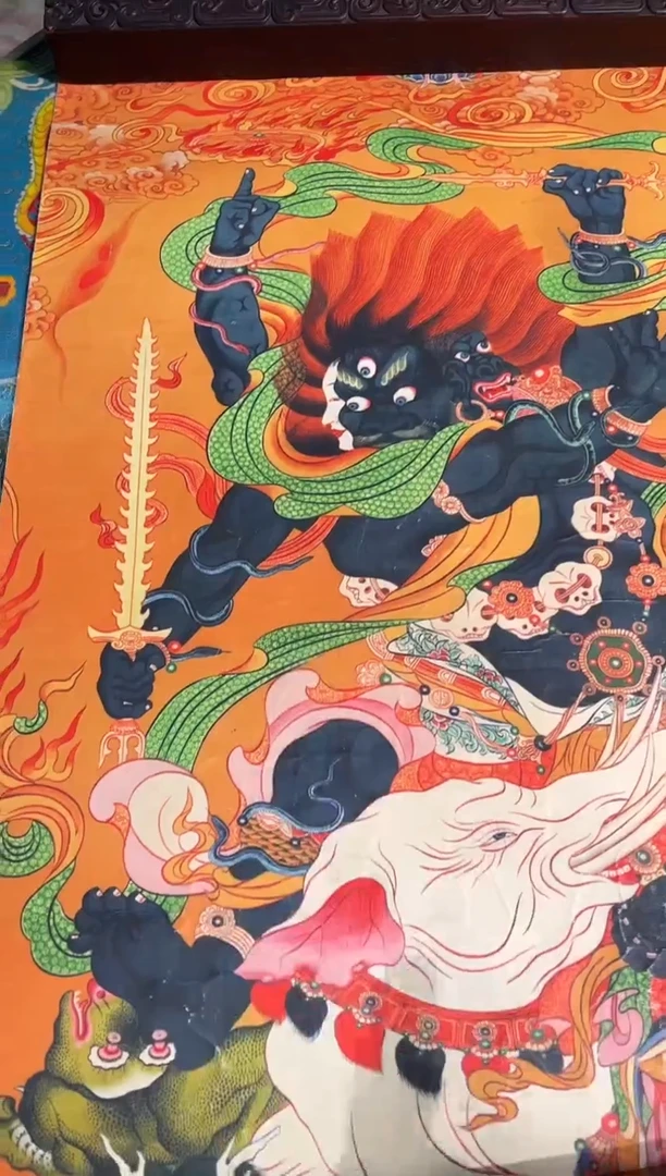 卷轴画路路的唐卡tk160