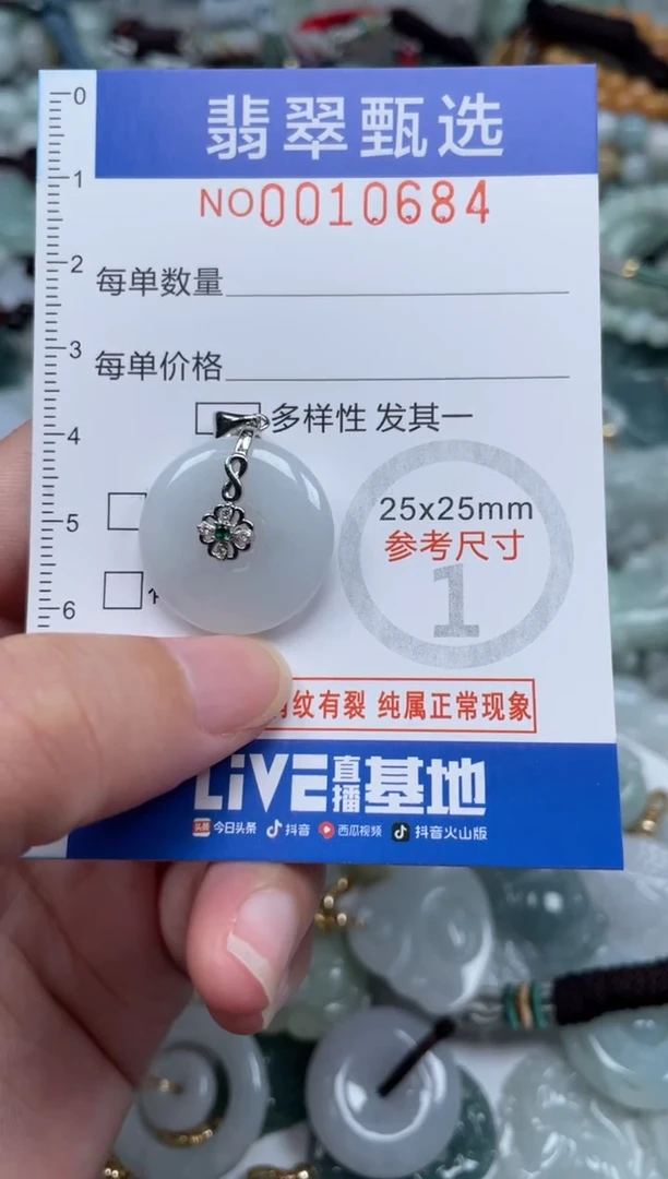 颈饰未镶嵌翡翠10684