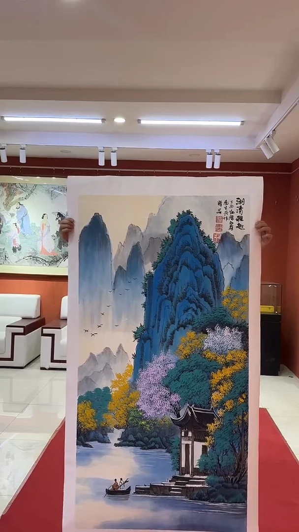 国画王炳杰手绘绘画作品14-23