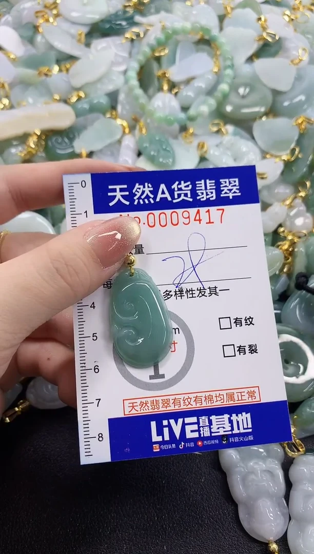 颈饰未镶嵌翡翠天然A货翡翠