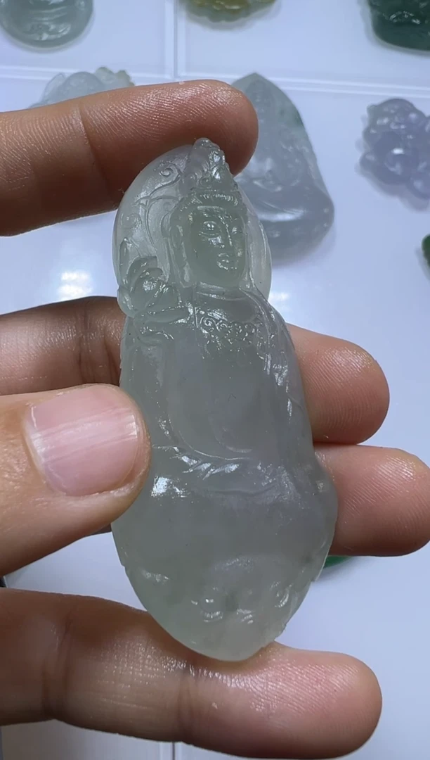 未镶嵌定制翡翠素衣