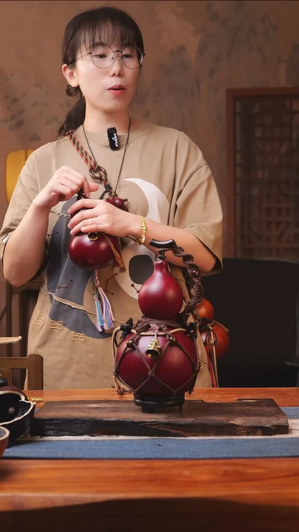 1401号精品大漆葫芦防腐防渗装水茶酒