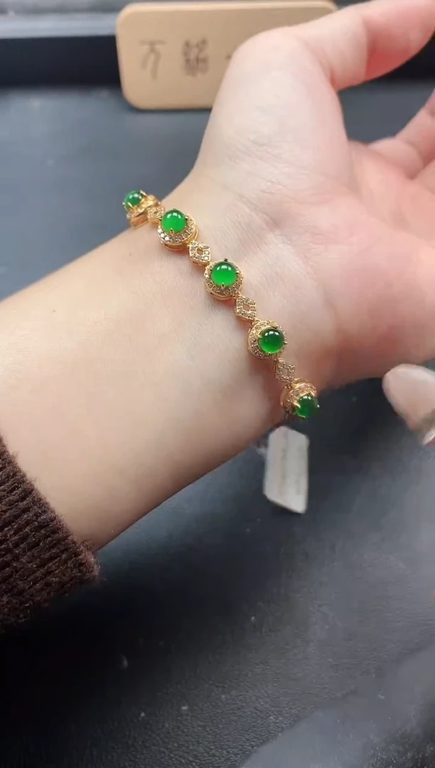 银S925镶嵌戒指翡翠51151