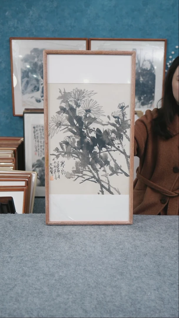 【闪购商品】国画33*66本土老师花鸟