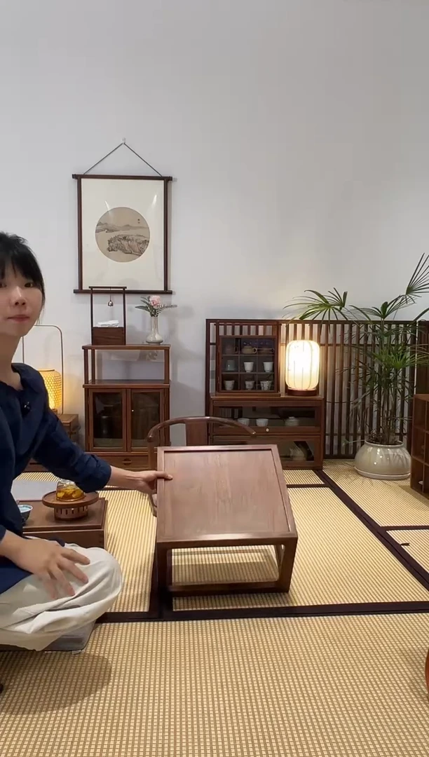 黑胡桃木小茶台单桌