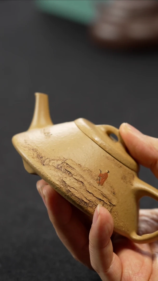 紫砂1星*泥绘石瓢预售