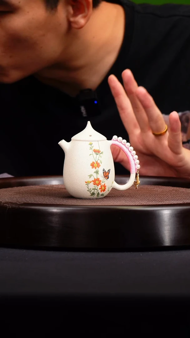 茶壶紫砂白段