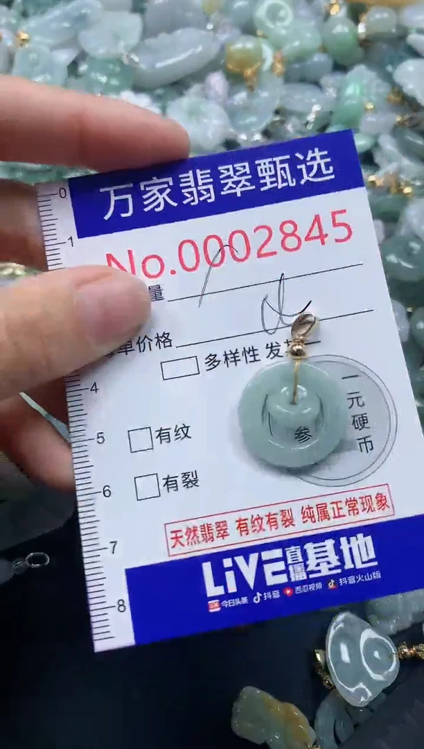 吊坠(不含链)未镶嵌翡翠2845