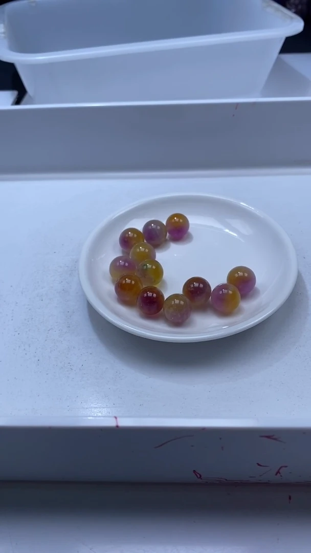 未镶嵌颈饰玛瑙/玉髓W506-百香果14mm*3颗