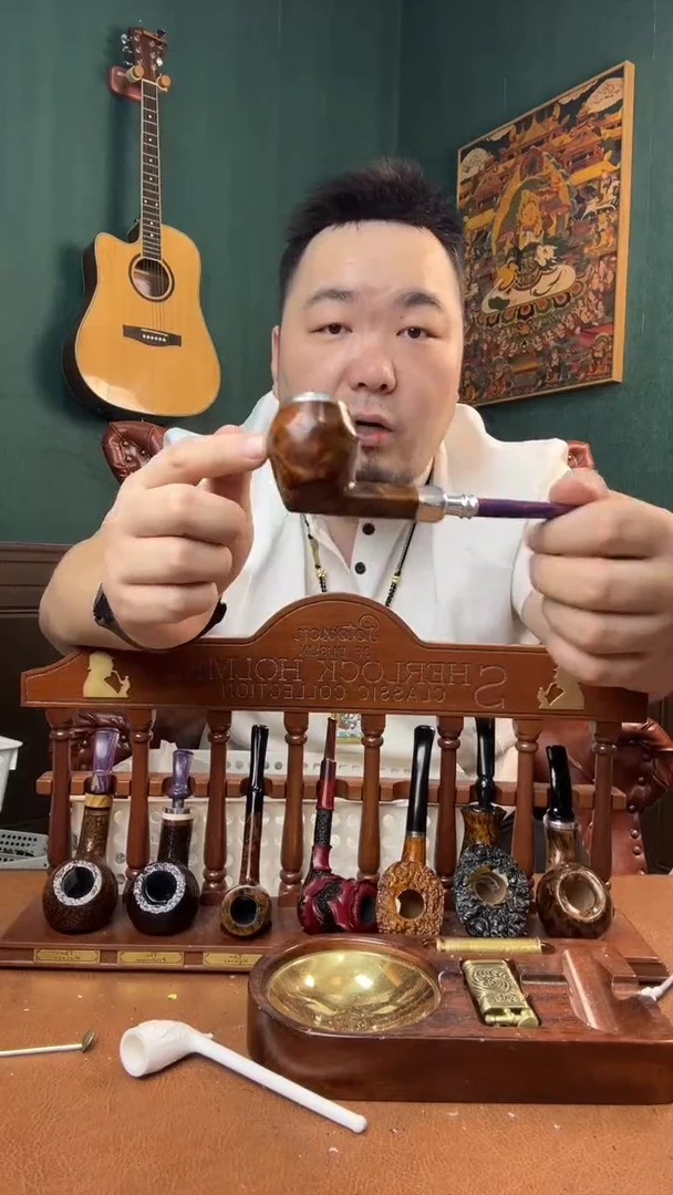 石楠木木雕款意大利进口石楠木烟斗