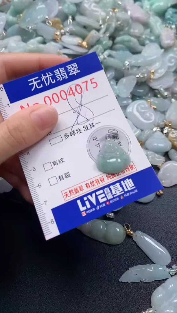 颈饰未镶嵌翡翠4075